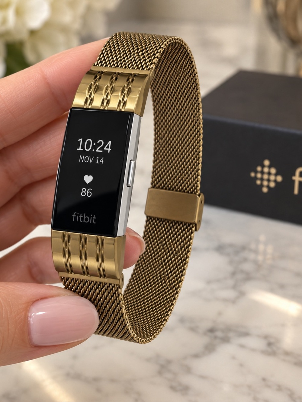 Fitbit Charge 2 BAND ONLY Stainless Steel Rose Gold